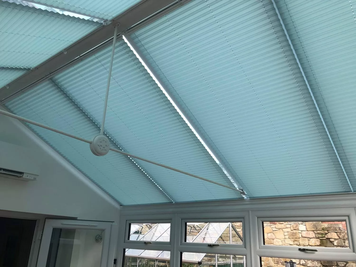 Conservatory Roof Blinds Kirknewton by Stylerite-blinds, Livingston, West Lothian.