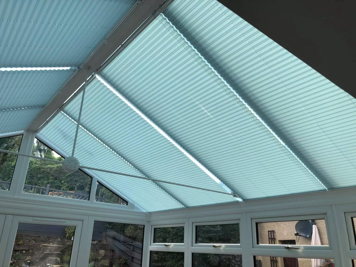 Conservatory Roof Blinds Kirknewton by Stylerite-blinds, Livingston, West Lothian.